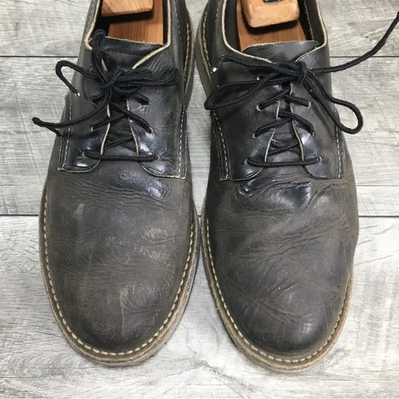 Red Wing Heritage Weekender Shoes 3301 Mens Oxfords Black Leather Size 10.5 D - Picture 4 of 9